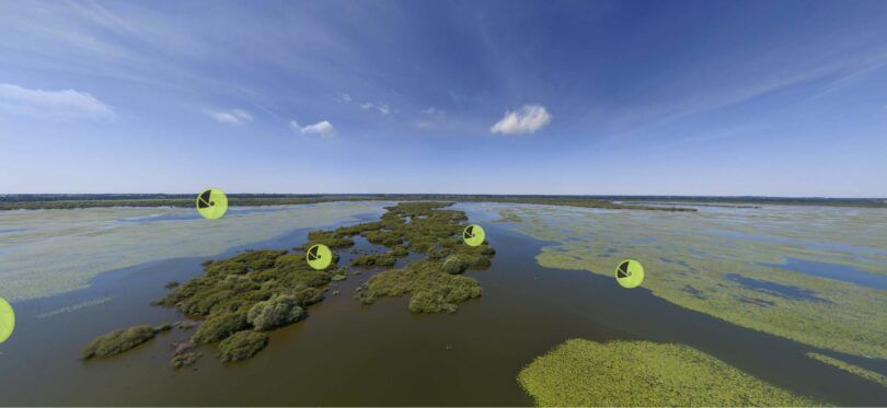 Visite virtuelle immersive 360° Lac de Grandlieu